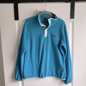 Patagonia Women's Micro D® Snap-T® Pull Over (Teal) -Medium